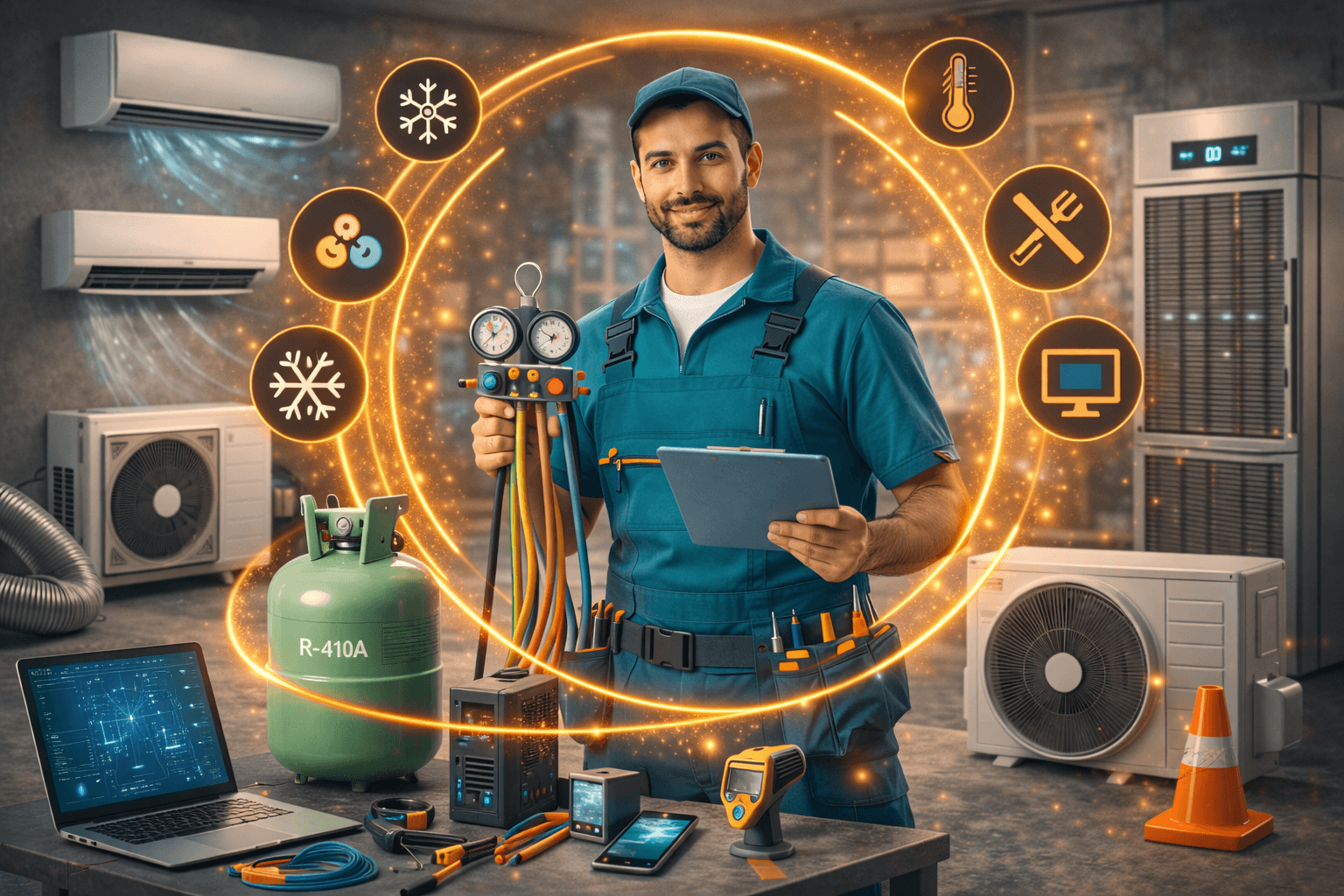 خدمات التكييف والتبريد