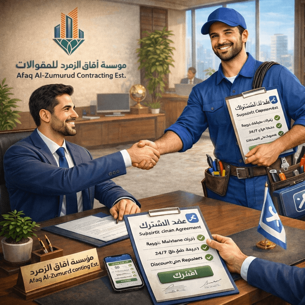 عقد شهري 1500 ريال